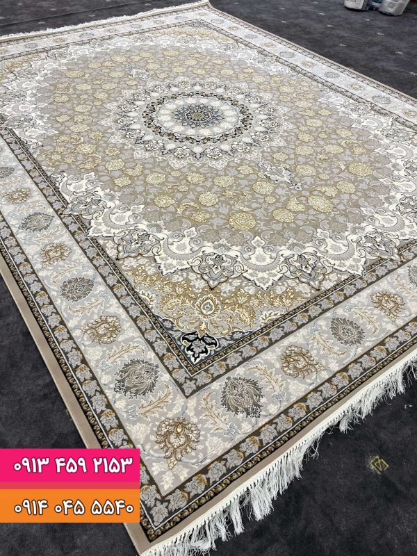 فرش کد 9012 خاکی