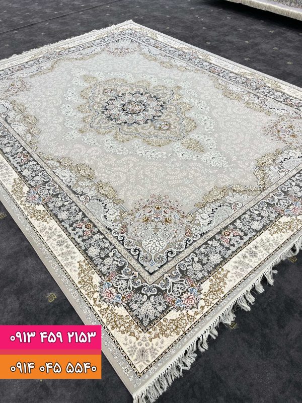 فرش نقره ای کد 9016