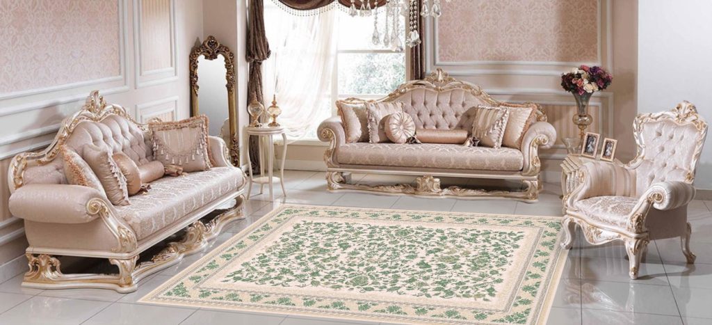خرید فرش سبز