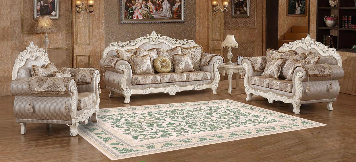 خرید فرش سبز 3