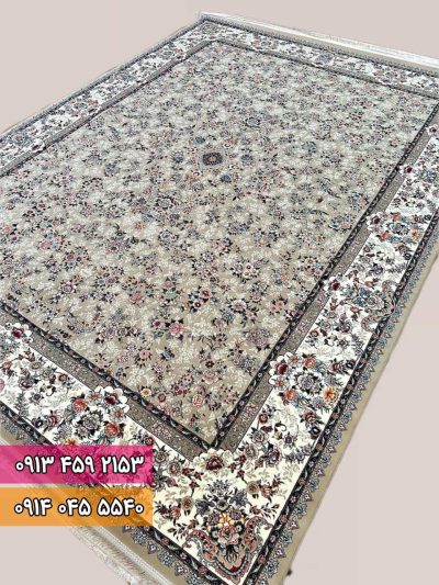 فرش طرح آرمیتا زمینه بژ