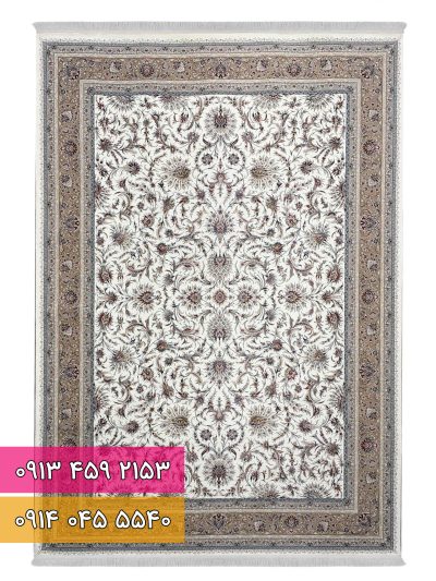 فرش کد 1230 کرم
